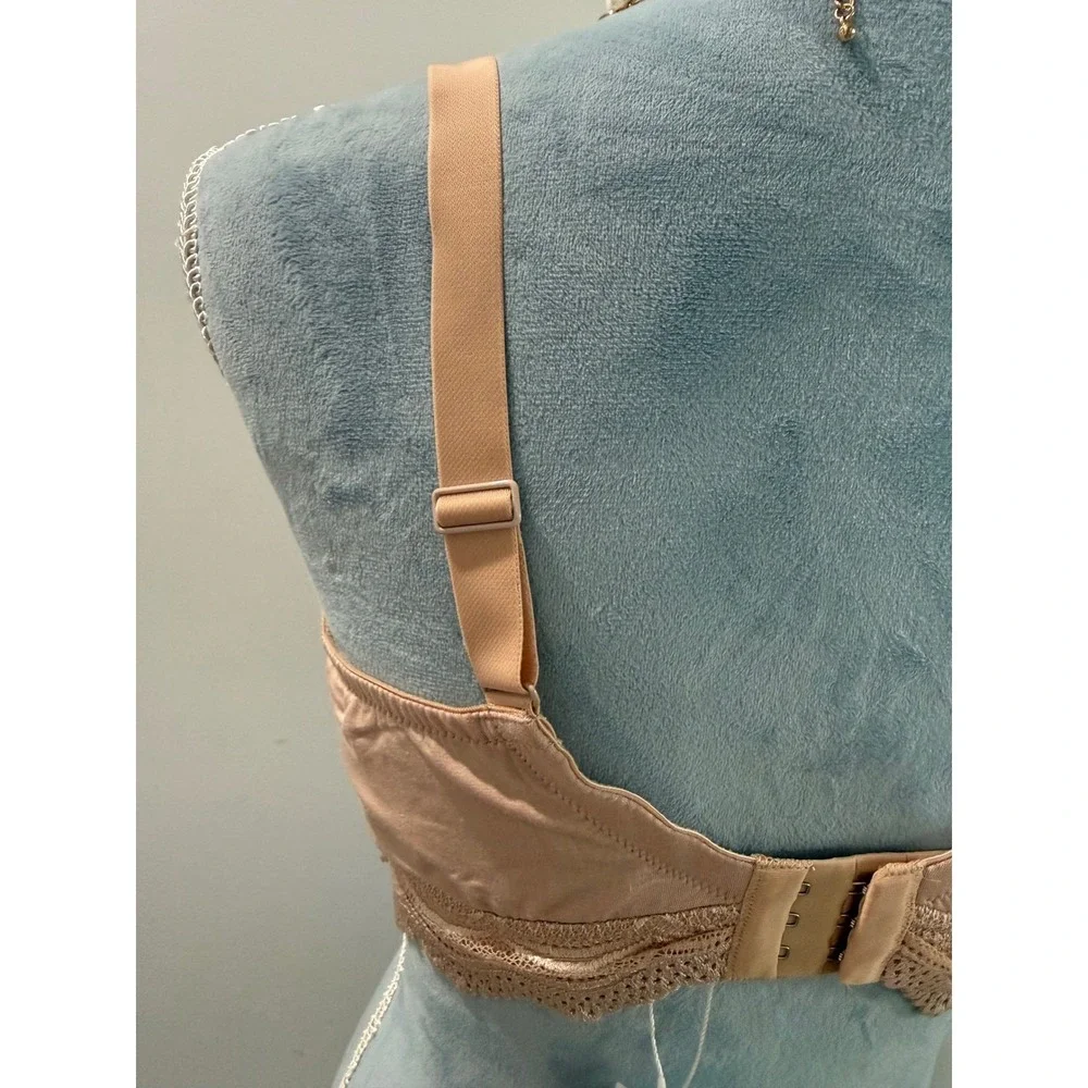 Cosabella Ceylon Modal Curvy Bralette Nude Beige Wireless Lounge Bra XL - Picture 10 of 12